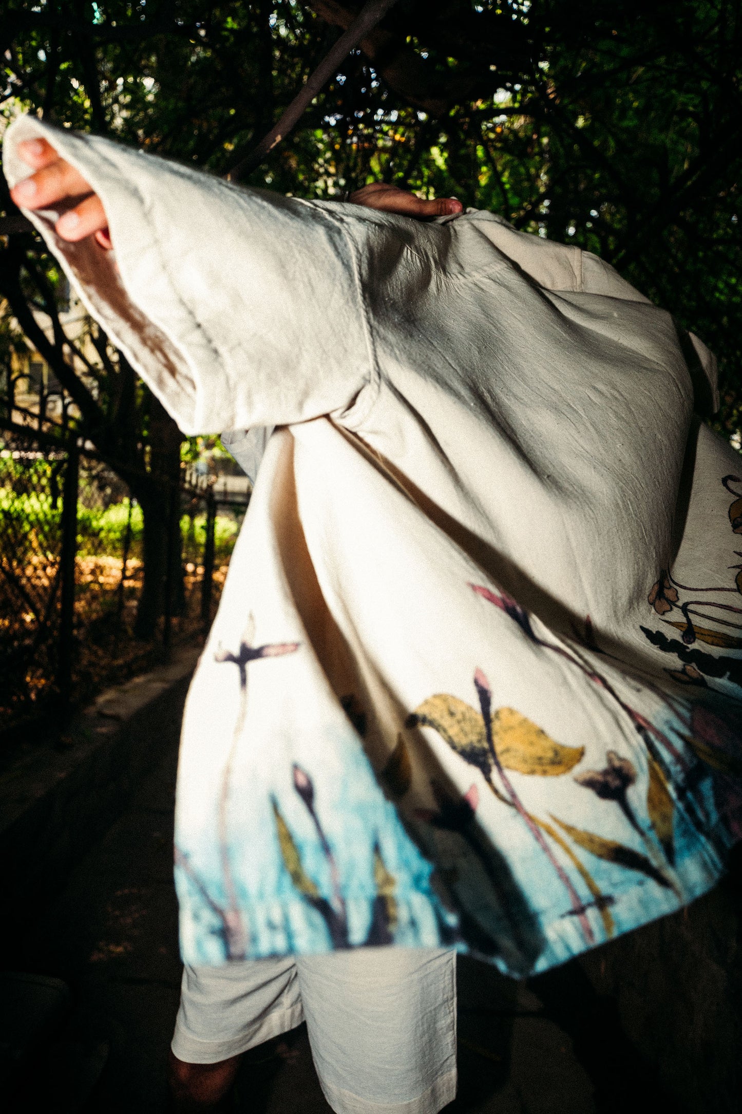 Blossom shirt in Ecru