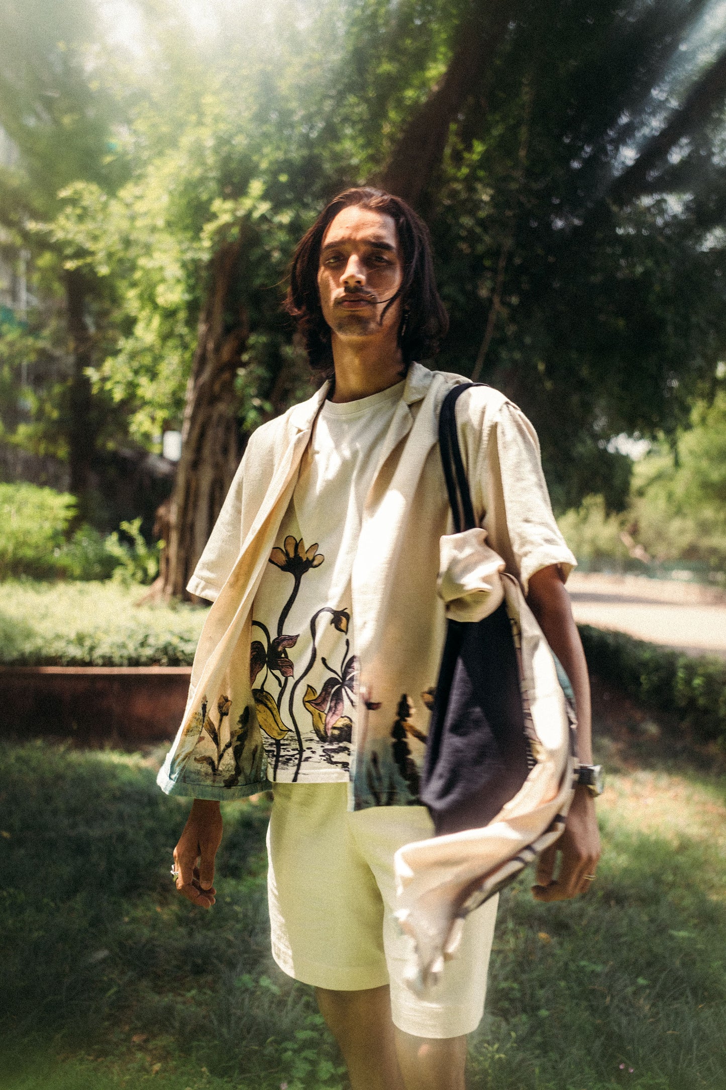 Blossom shirt in Ecru