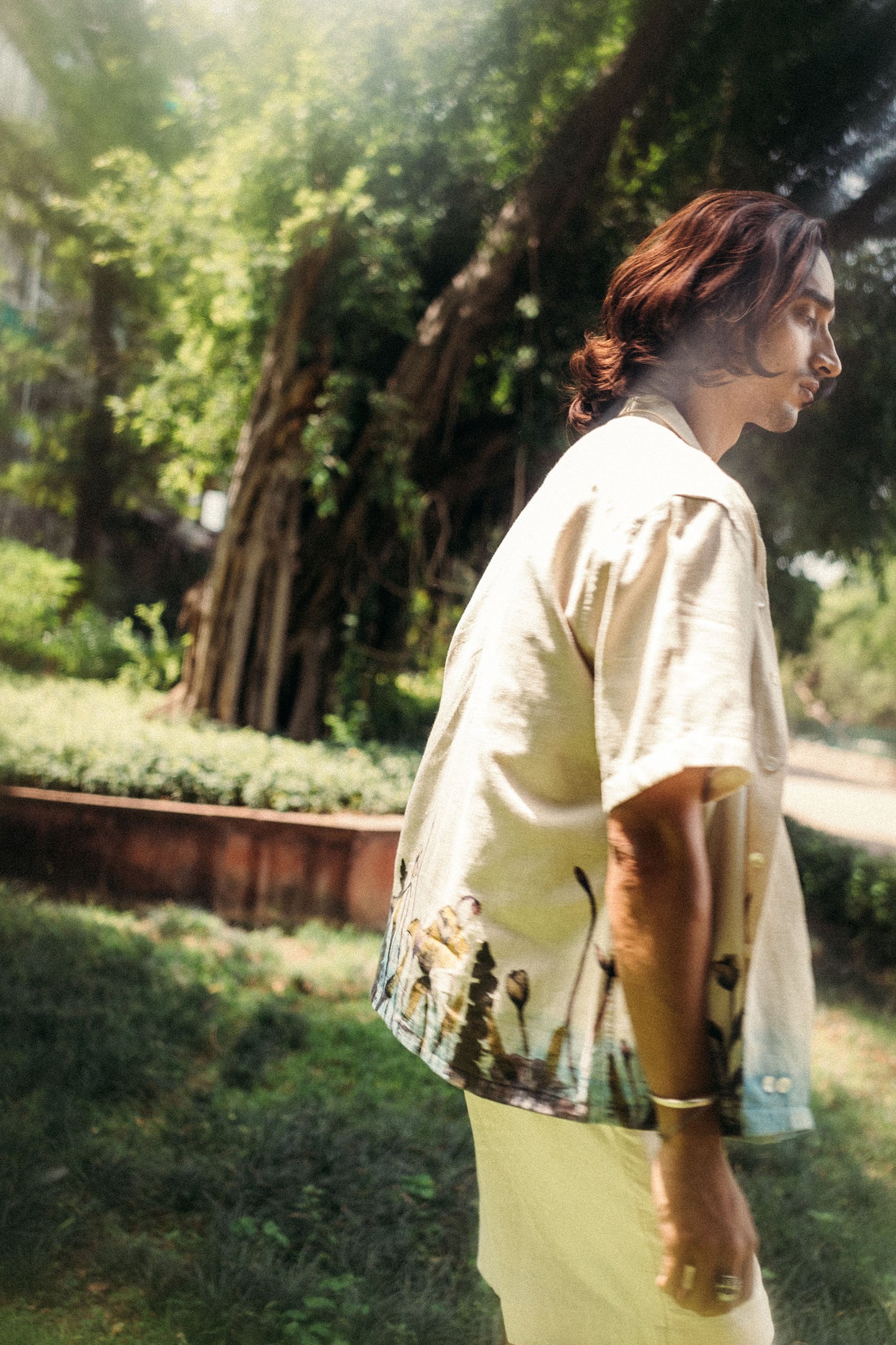 Blossom shirt in Ecru