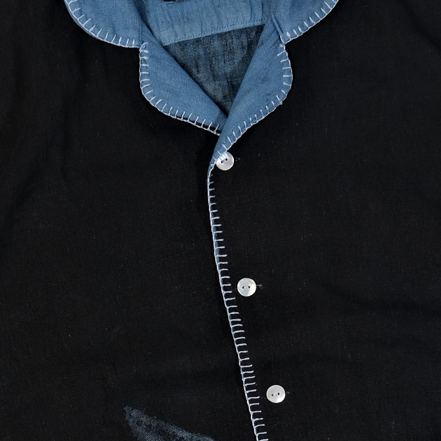 Flame shirt in "Neon Indigo"