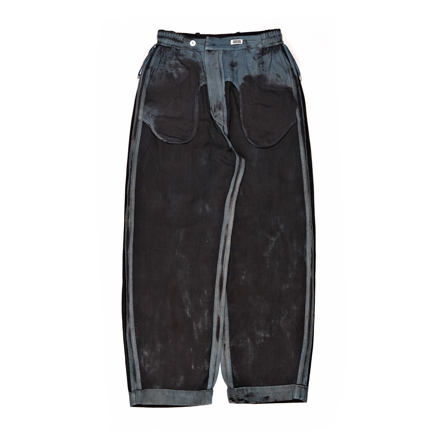 Handspun Bakr Denim in Rust black