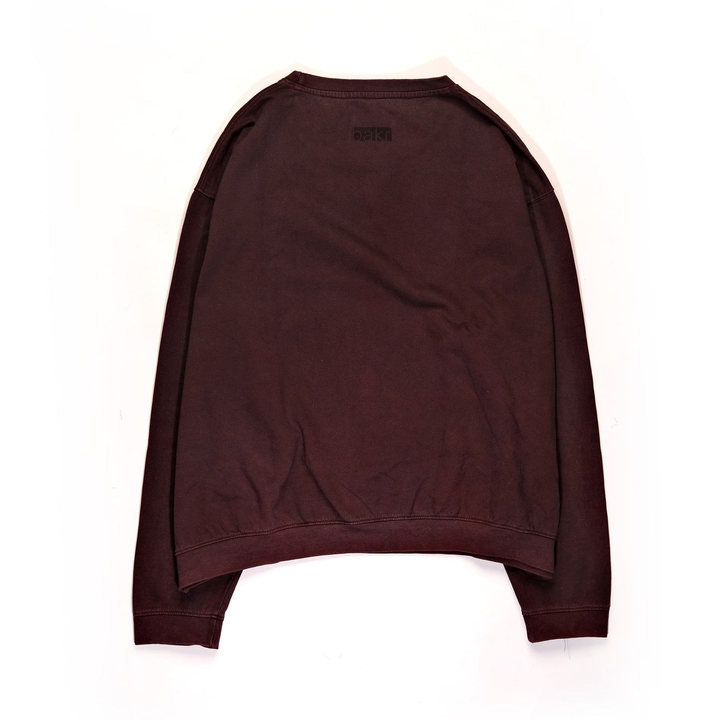 Serpent Crewneck in Purple Blood