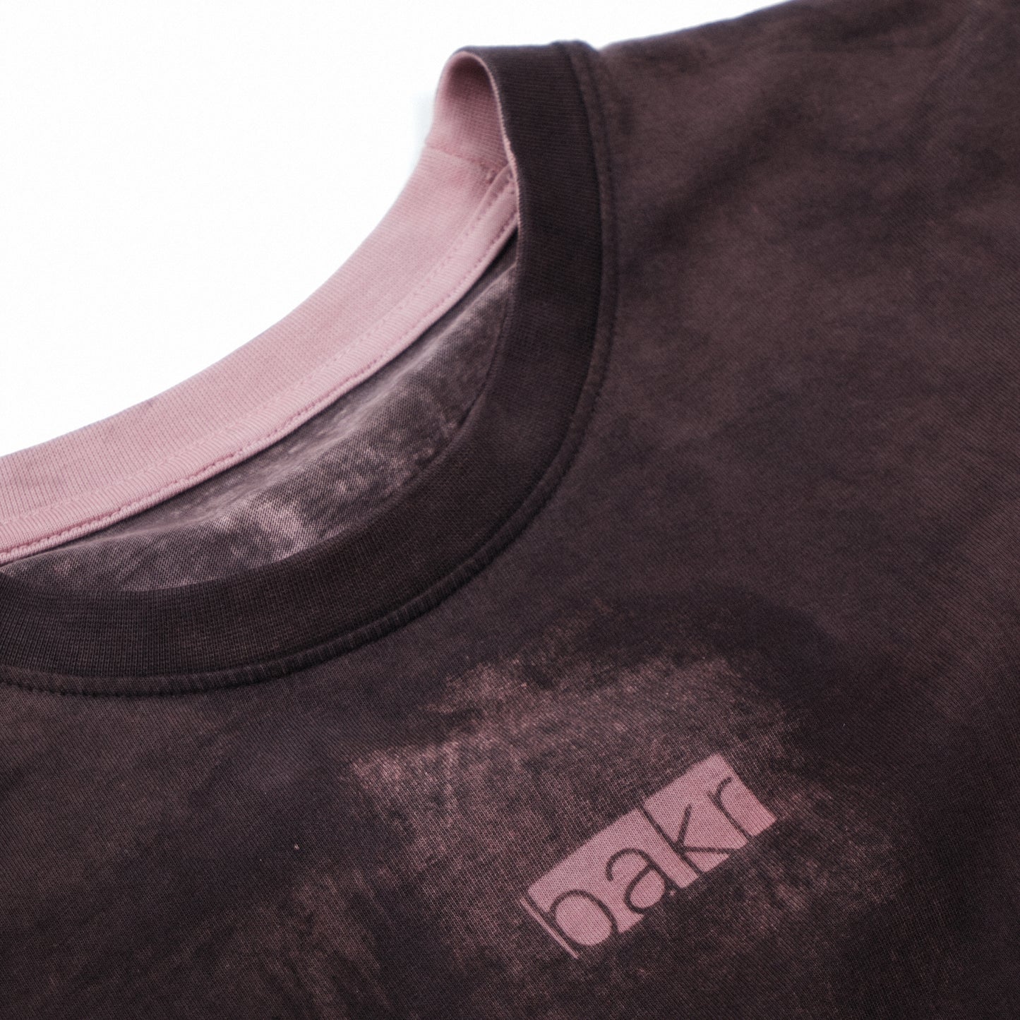 oversized organic cotton t-shirt in rust pink