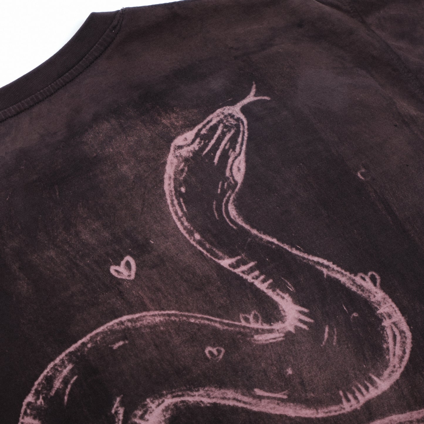oversized organic cotton t-shirt in rust pink