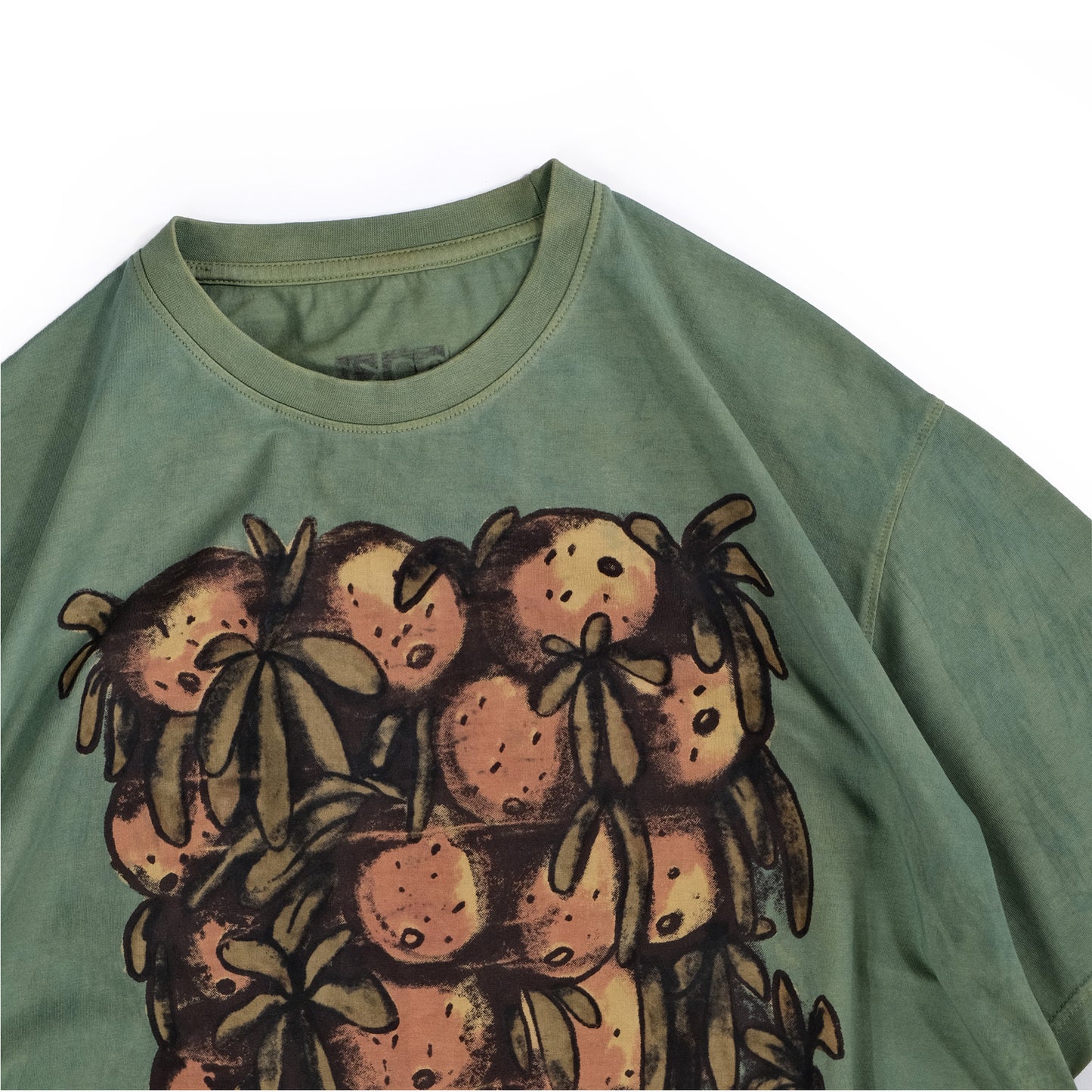 Citrus in Forest Green