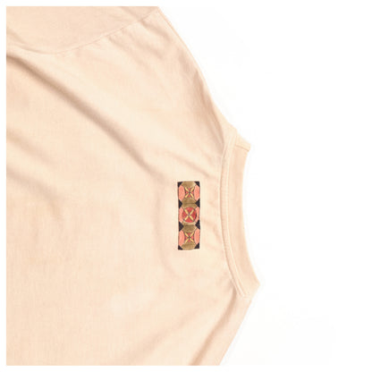 Athangudi Tiles in Ecru – back neck label detail