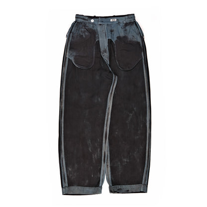 Handspun Bakr Denim in Rust black