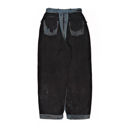 Handspun Bakr Denim in Rust black