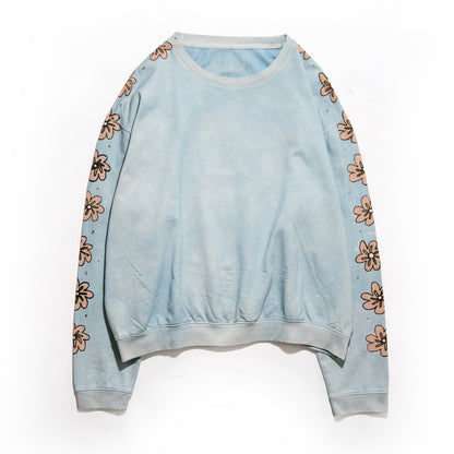 Boulevard crewneck in "Ice Indigo"