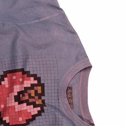 Brick Flower "Purple Anaglyph"