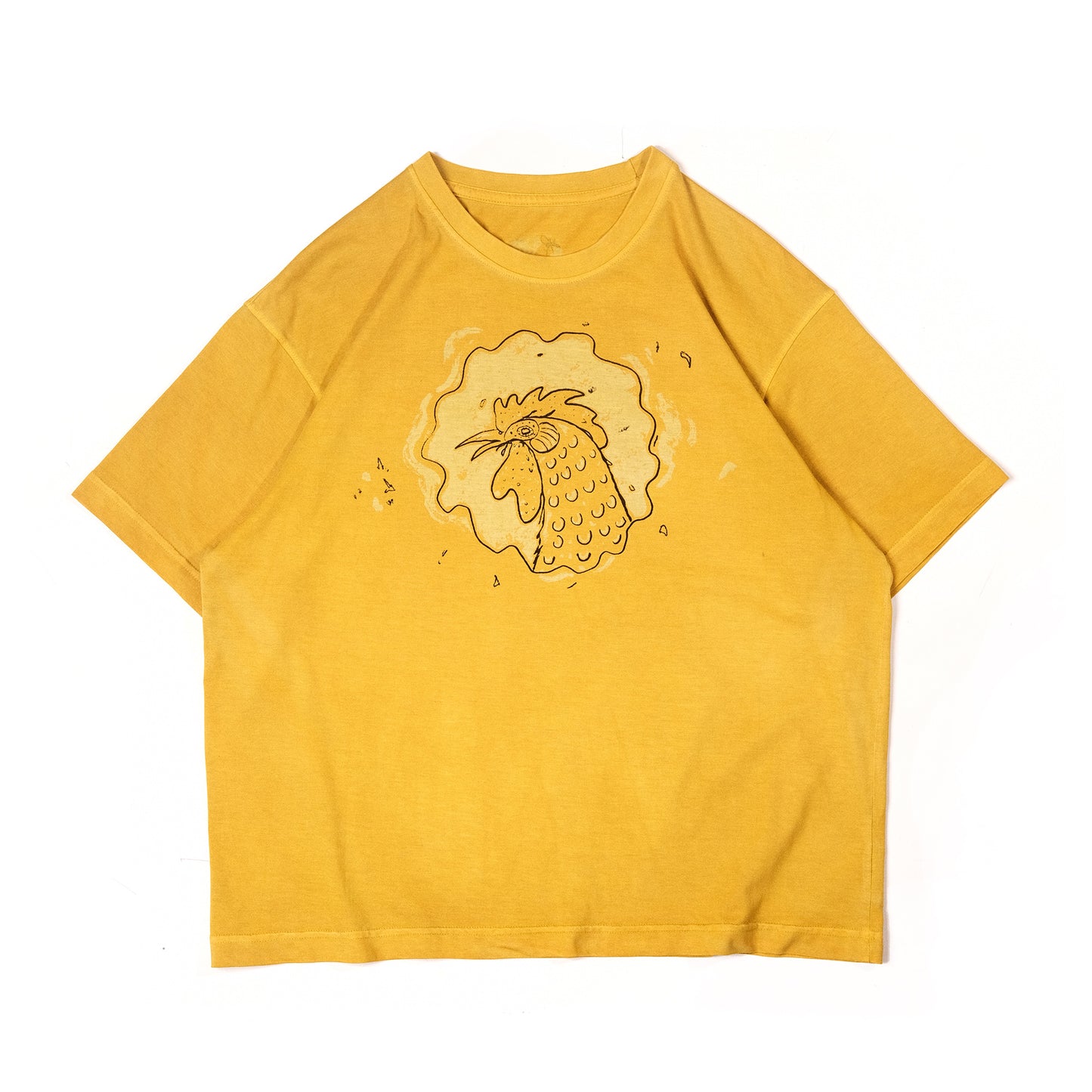 Rooster in Mustard Yellow