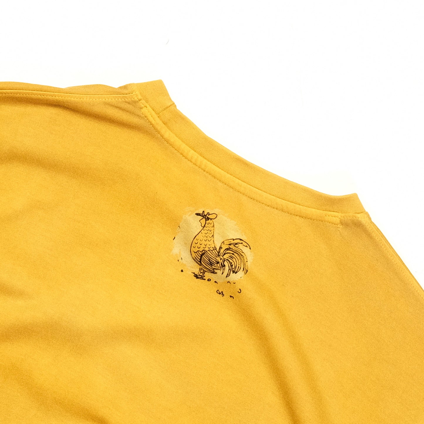 Rooster in Mustard Yellow
