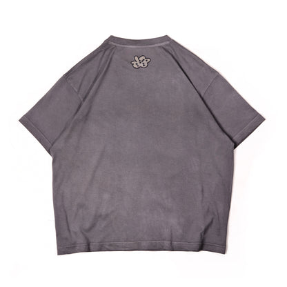Flower in coal grey