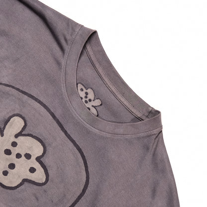 Flower in coal grey