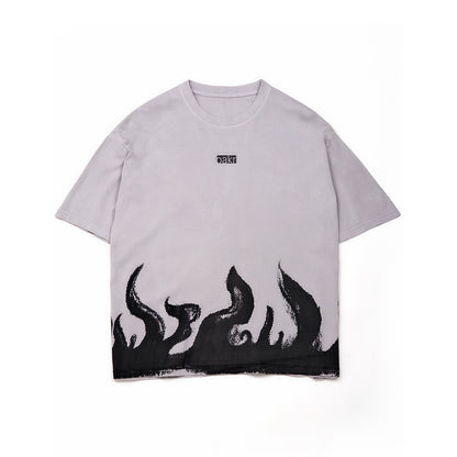 Flame in "charcoal stone”