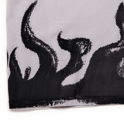 Flame in "charcoal stone”