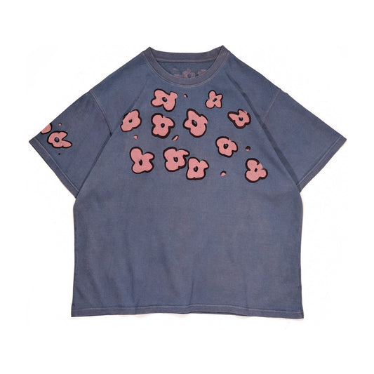Florescence – Naturally Dyed Oversized T-Shirt in Purple | Bakr