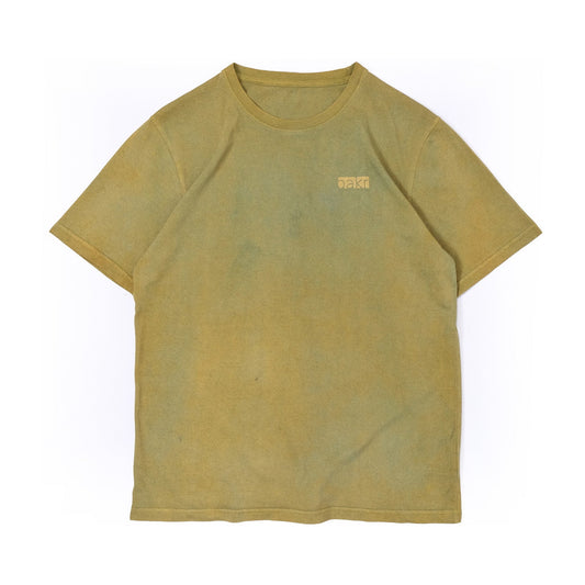 Yellow anaglyph basic – Naturally Dyed Organic Cotton | Bakr