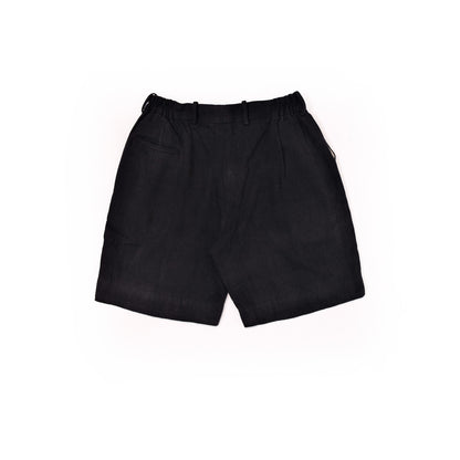 plain unisex shorts in rust black