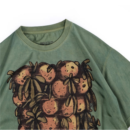 Citrus in Forest Green