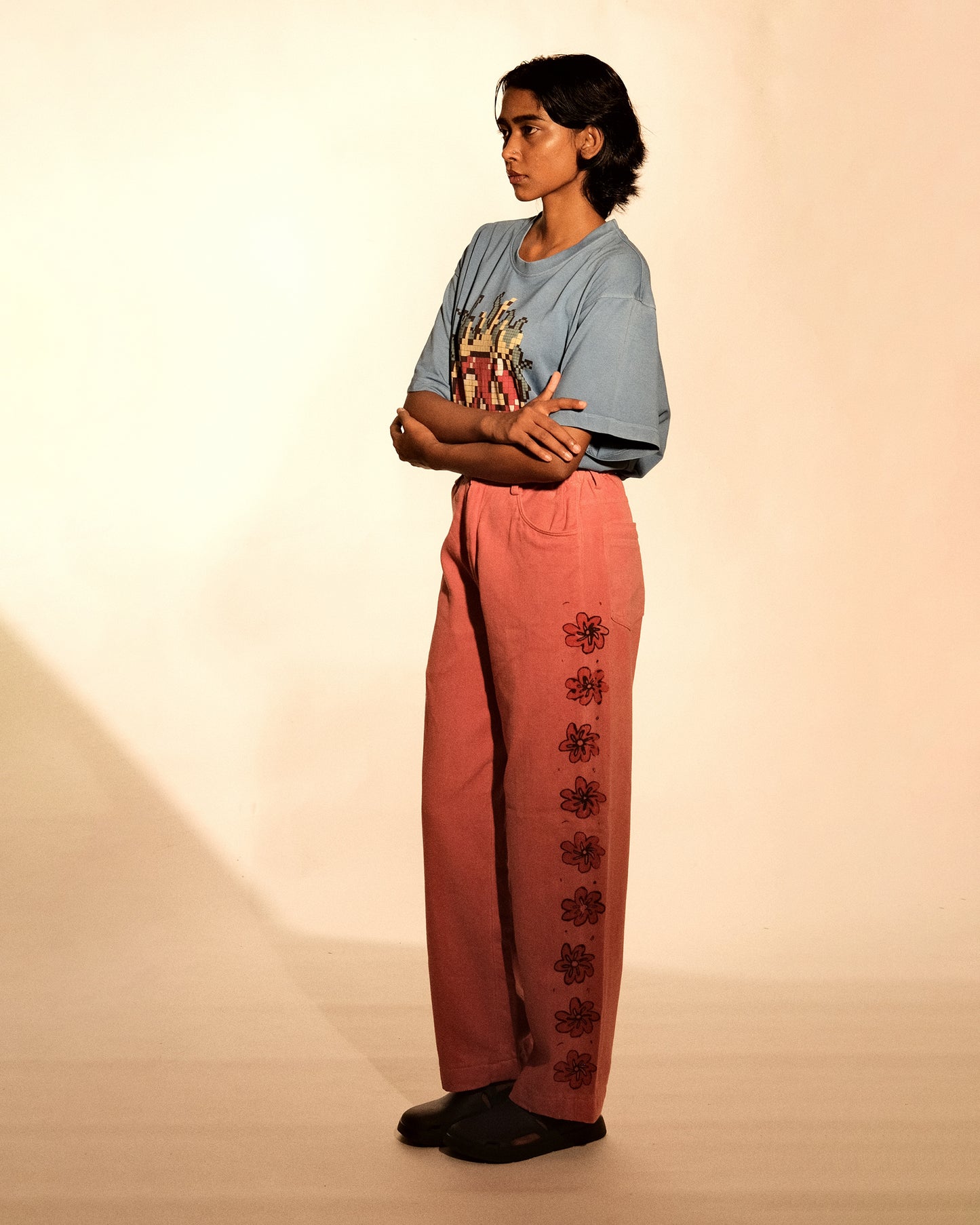 Boulevard Denim in "Mint Pink"